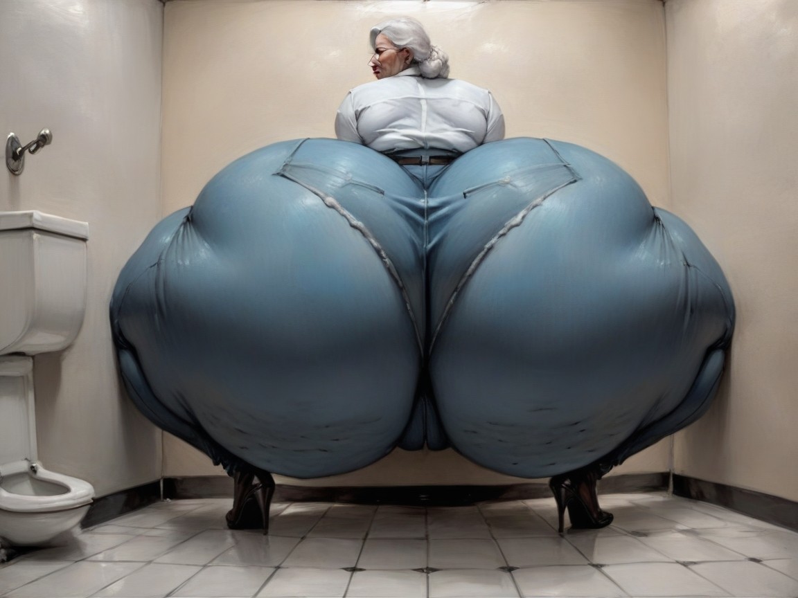 Unbelievably Giant Butt, Huge Ass, Hyper Ass AI Porn