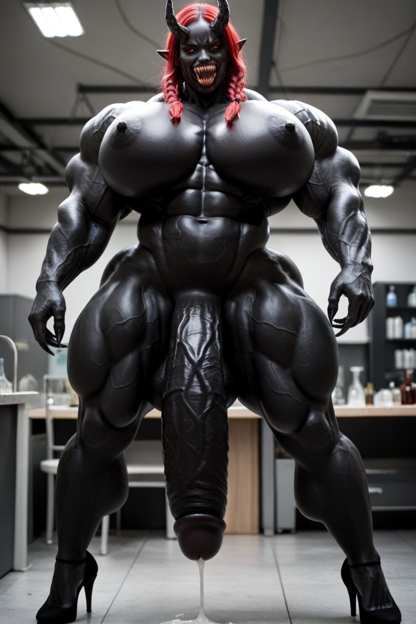 Extremely Swollen Veins, Big Claws, Wide Hips Porno shemale IA