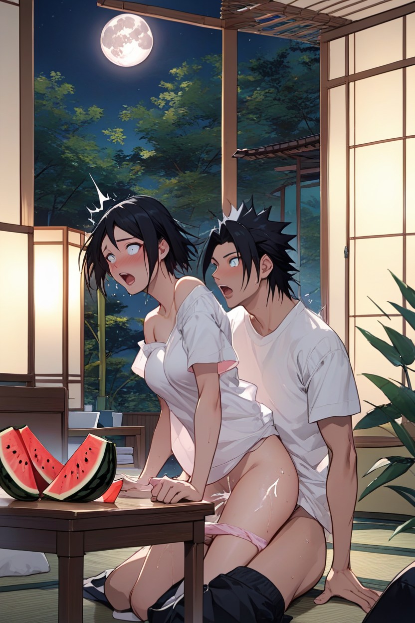 Window, Outside, Traditional Japan Living Room AI Porn