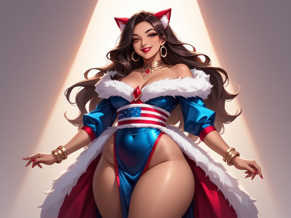 Long Gluteal Folds, Saturated Colors, Monolid Eyes Hentai AI Porn