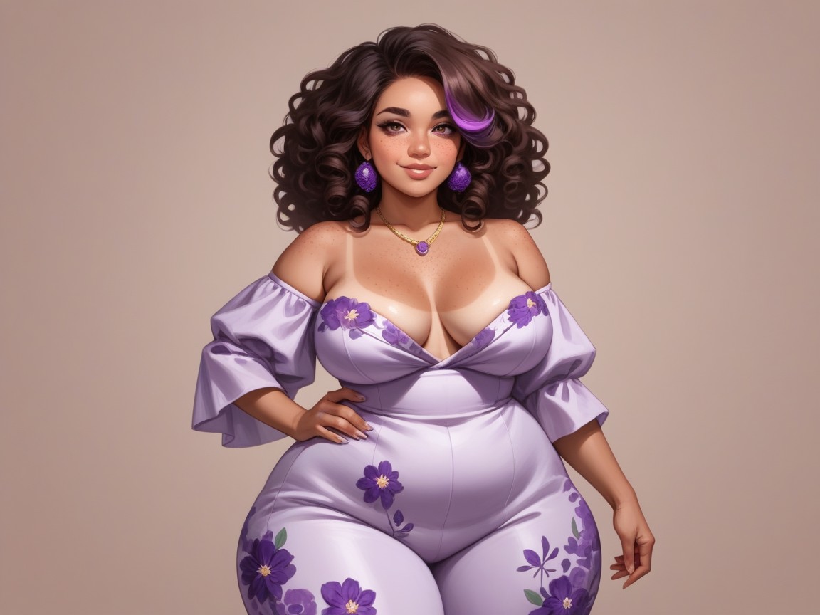 Chest And Hips Proportionate, Rounded Chest Width, 1 Person Hentai AI Porn