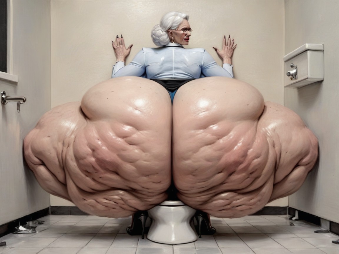Gigantic Booty, Huge Ass, Waist AI Porn