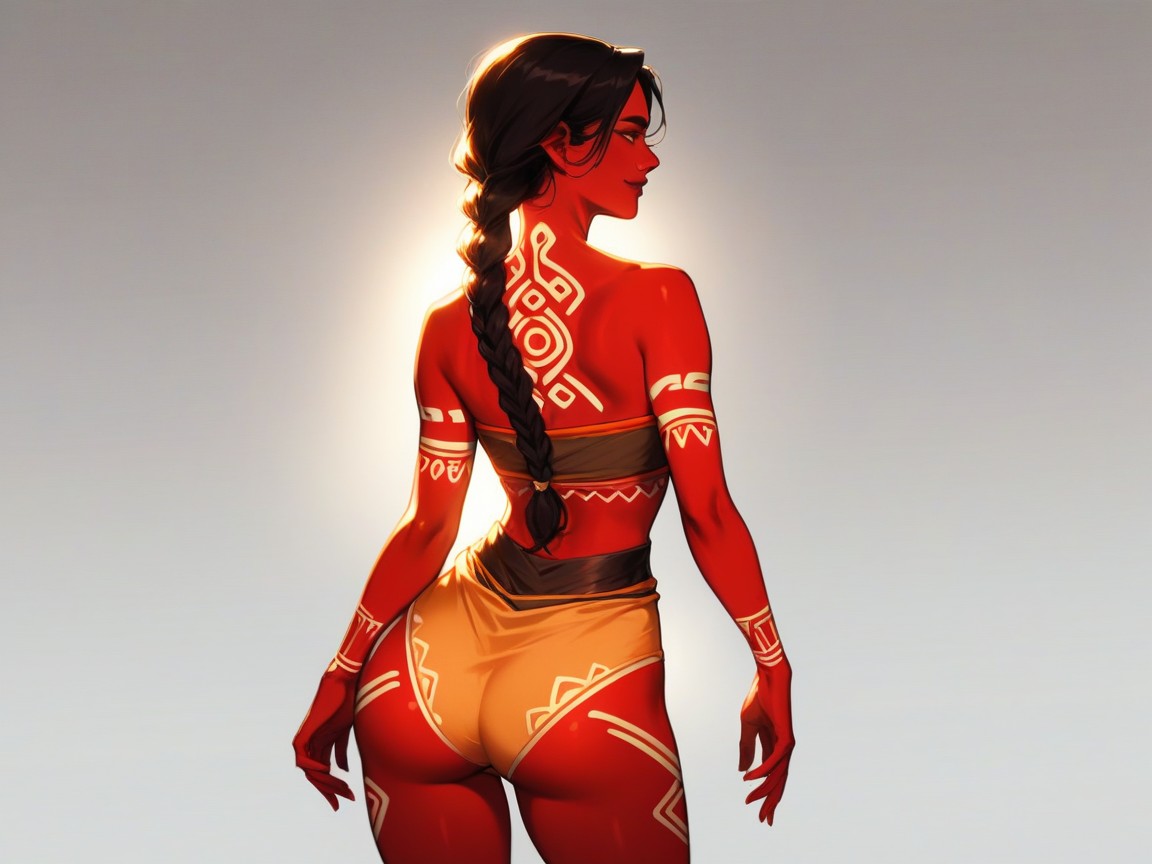 Low Torso Height, 1 Person, High Color Contrast AI Porn