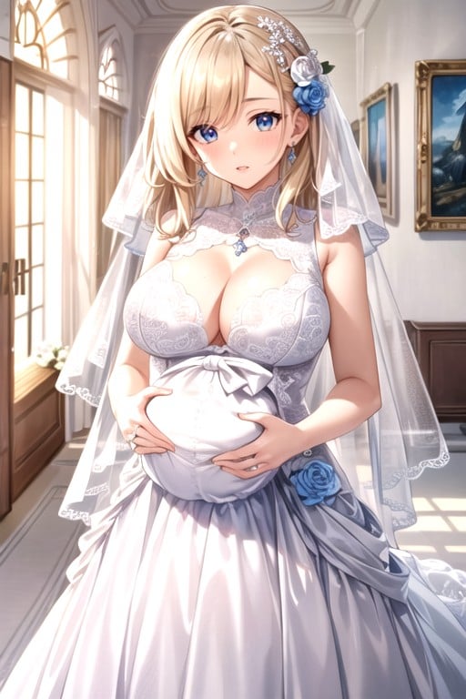 Wedding Dress Pregnant Barbaragenshin Impactexcessive LactationPorno IA Furry