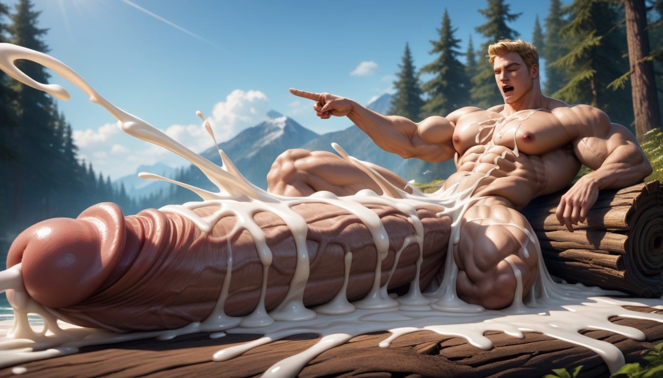Muscular Legs, Realistic, Infinite Cum AI Gay Porn