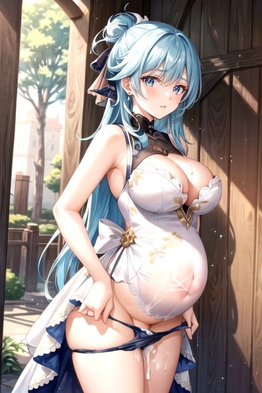 Wedding Dress Pregnant Barbaragenshin Impactharem Noellegenshin Impact, 中出し, パンティを下ろすヘンタイAIポルノ