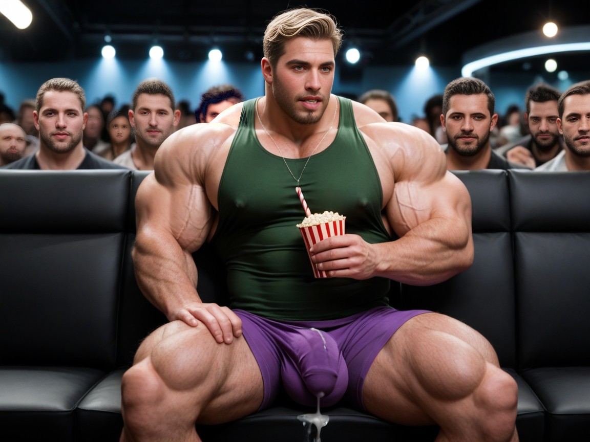 Size, Purple Shorts, Horny KI Schwulenporno
