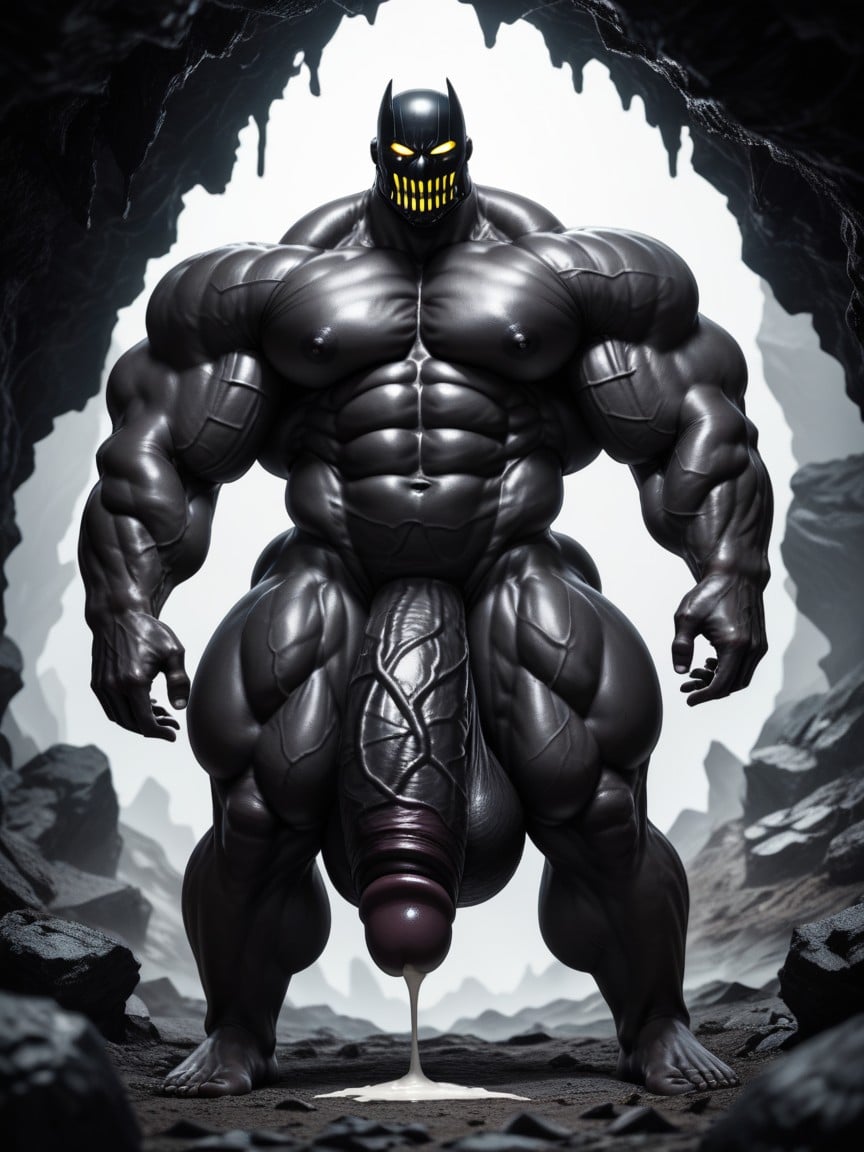 Hyper Penis, Long Penis, Large And Muscular AI Gay Porn