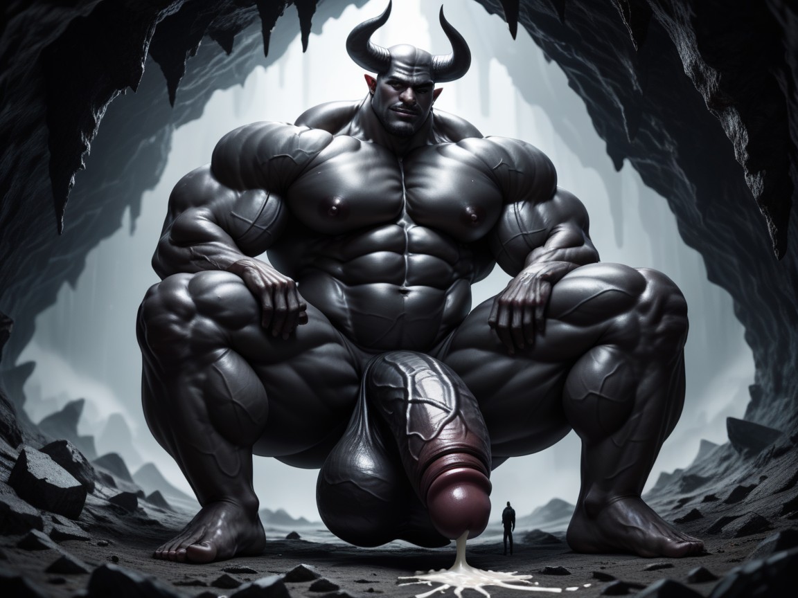 Hyper Cock, Massive Cock, Macro Porno IA Gay
