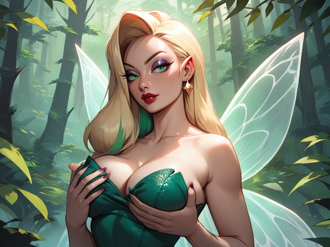 Ultra High Detail, Fairy Wings, Medium BreastPorno IA Furry