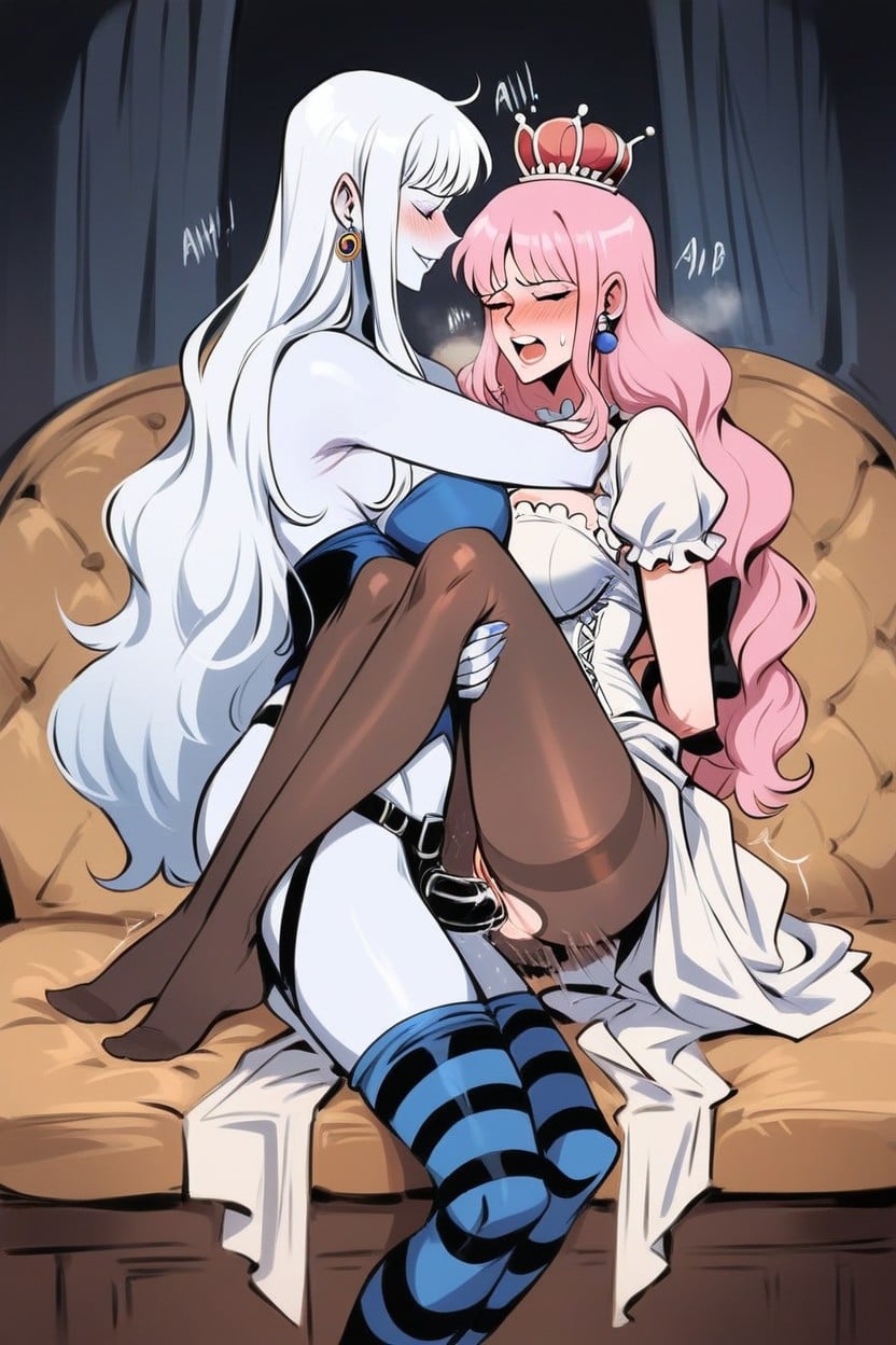 Thrusting Motion, Sitting Down, Sweaty Hentai AI Porn