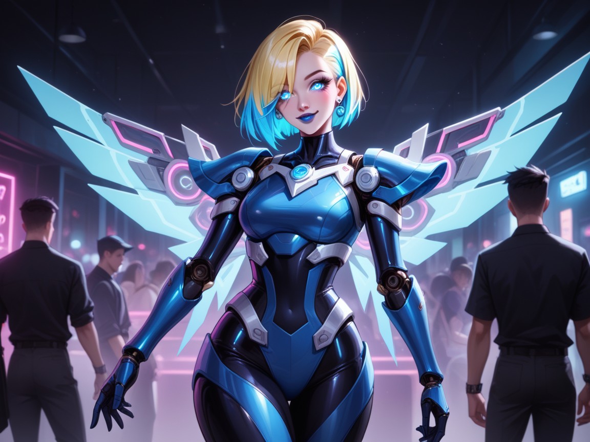 Pixie Cut, Sloped Shoulders, Rounded Ass Hentai AI Porn