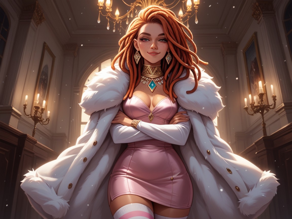 Mansion, Bright Backlit Room, Eyes Half Closed Hentai AI Porn