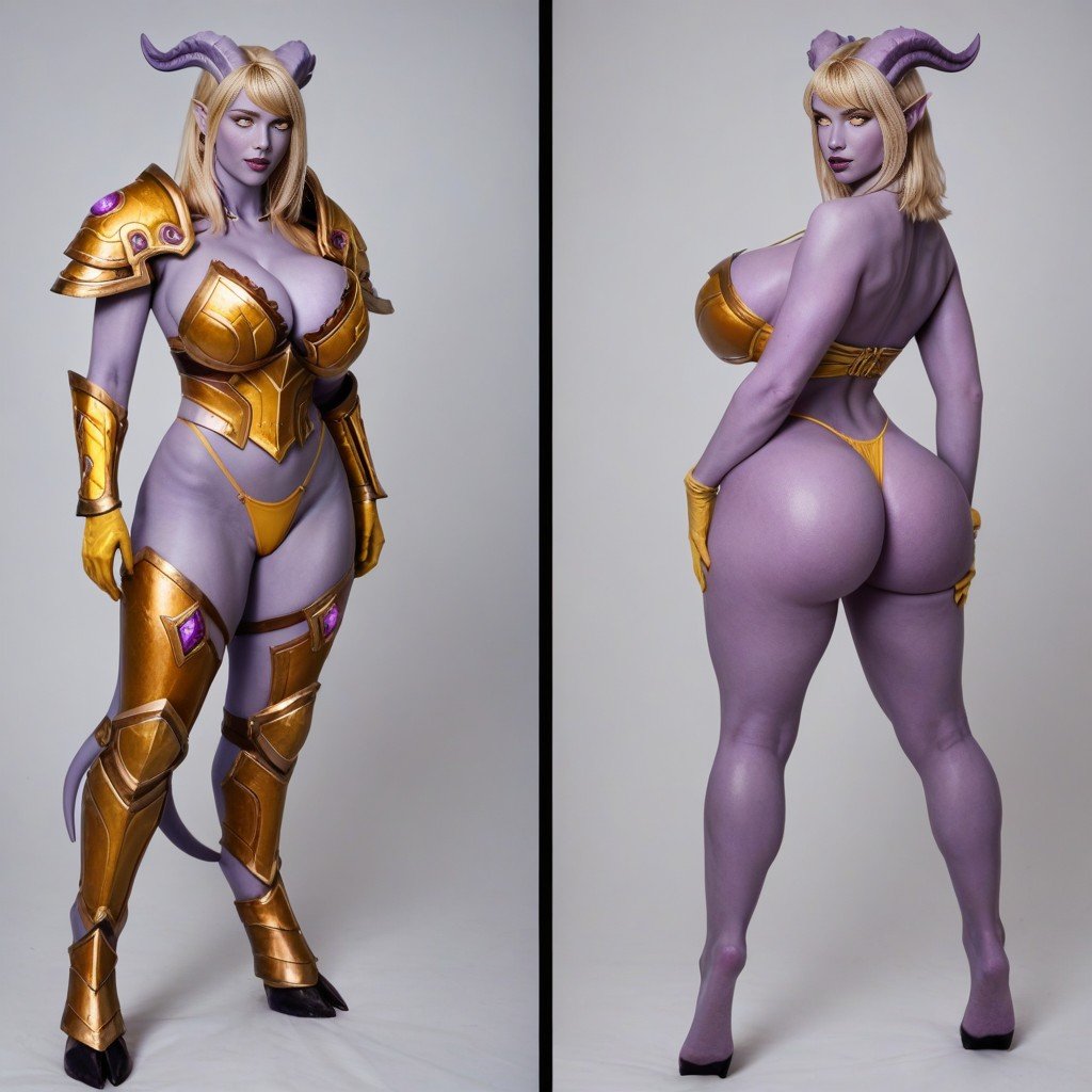 World Of Warcraft Draenei, 사이드뷰, Basic Background쉬메일 AI 포르노