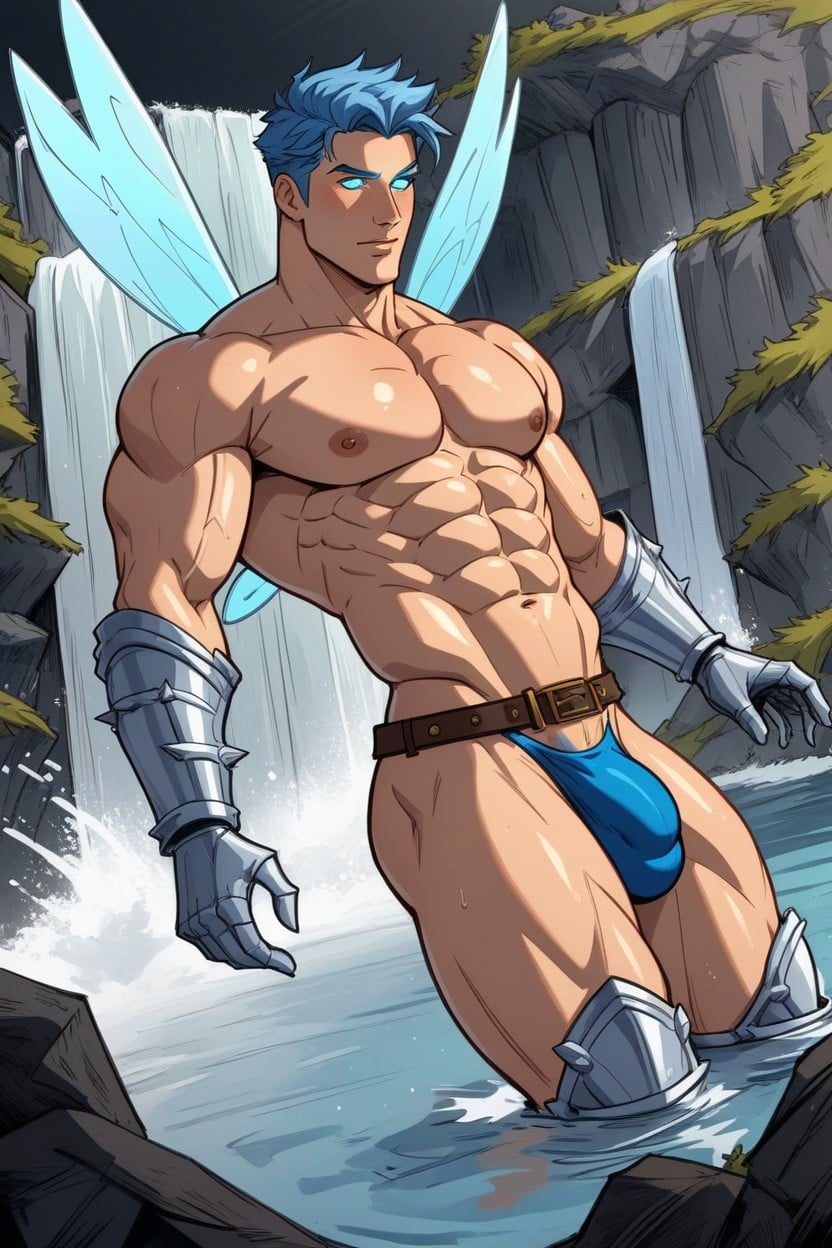 Winx, Massive, Waterfall AI Gay Porn
