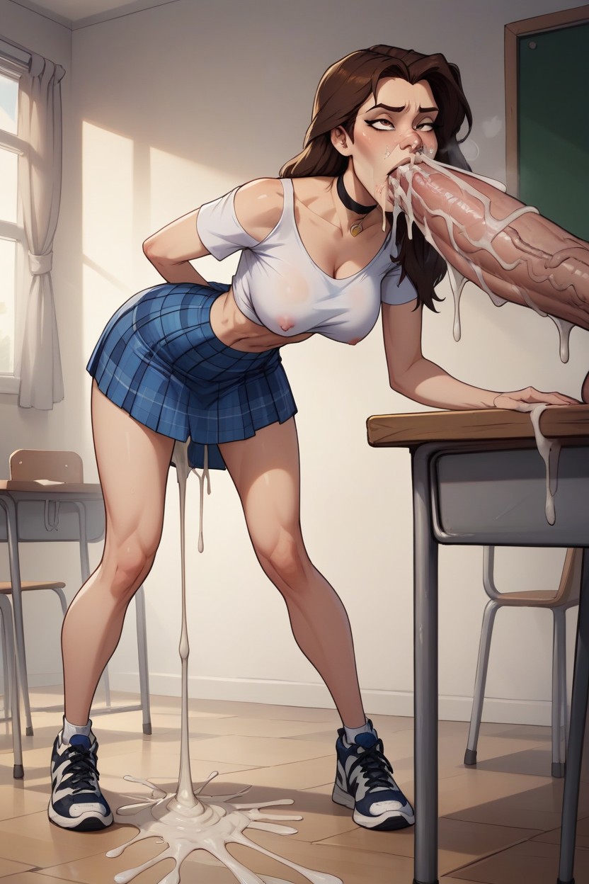 1 Person, Ultra Detailed, Huge Amounts Of Cum AI Porn