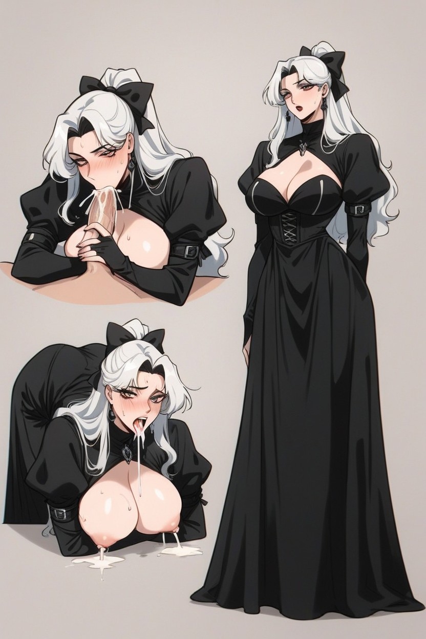 Sorprendida, Clevage, Sweaty Hentai IA