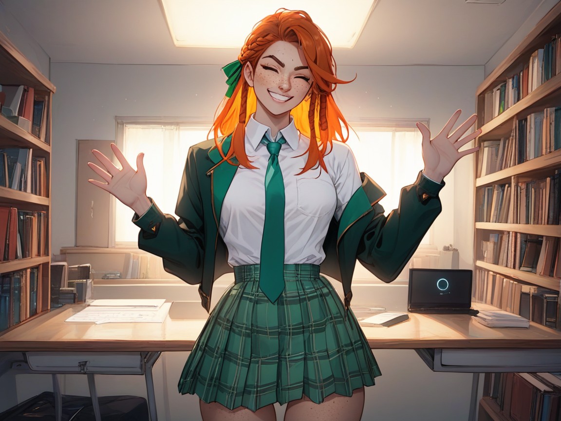 Woman Waving, Nsfw, Engineer Cosplay 라틴 AI 야짤