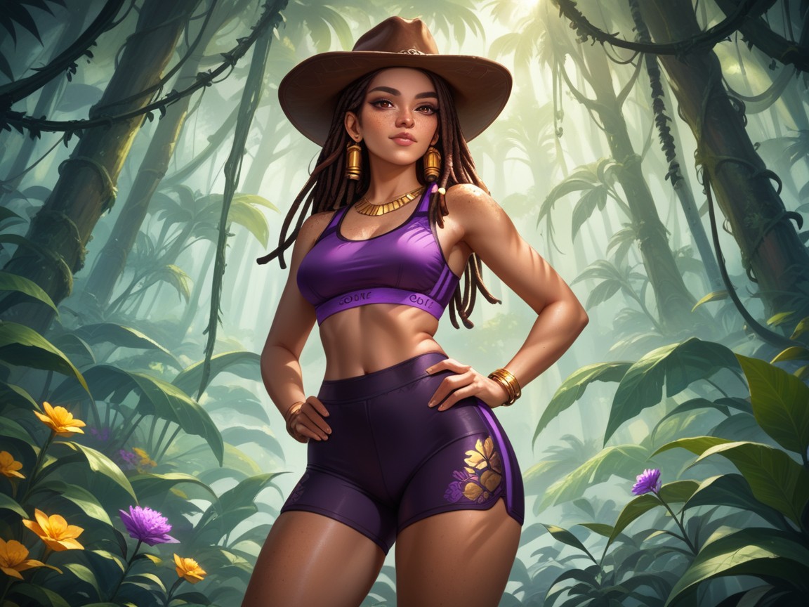 Rounded Wide Hips, Ass Depth Low, Hips Wider Than Chest Hentai AI Porn