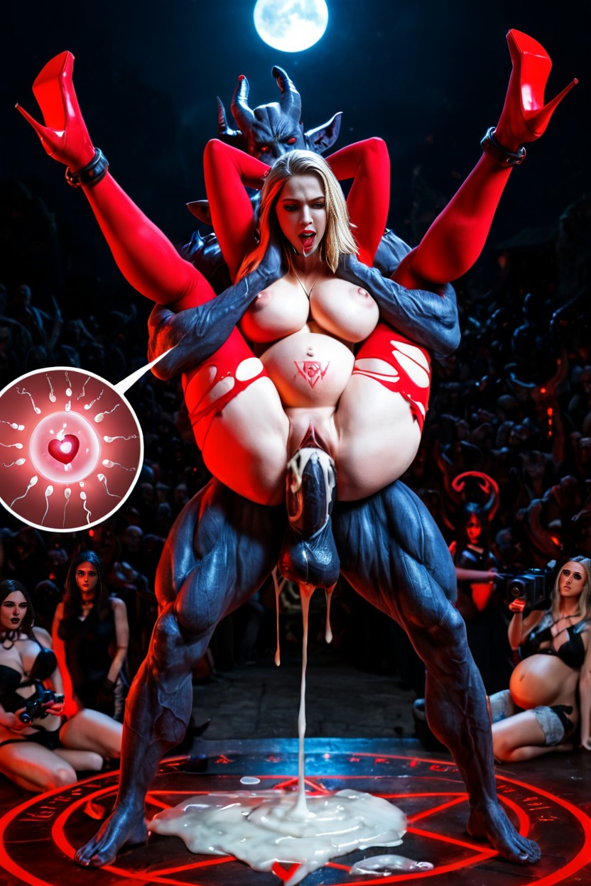 Orgy, Futanari On Female, Corruption AI Porn