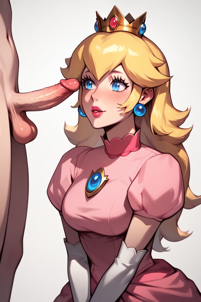 Ultra High Resolution, Detailed Face, Princess Peach쉬메일 AI 포르노