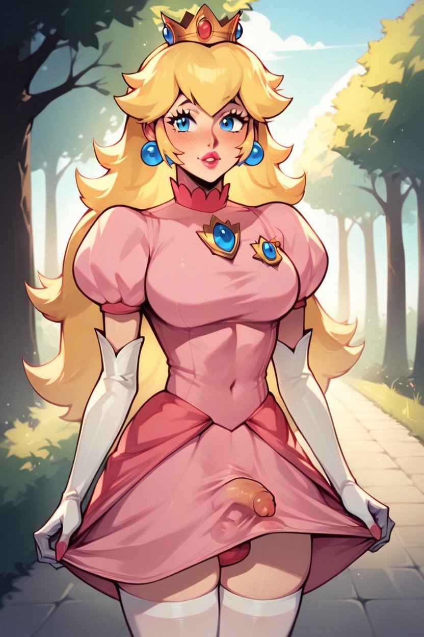 Princess Peach, Fully Clothed, Bulgesites.postSEOTitles