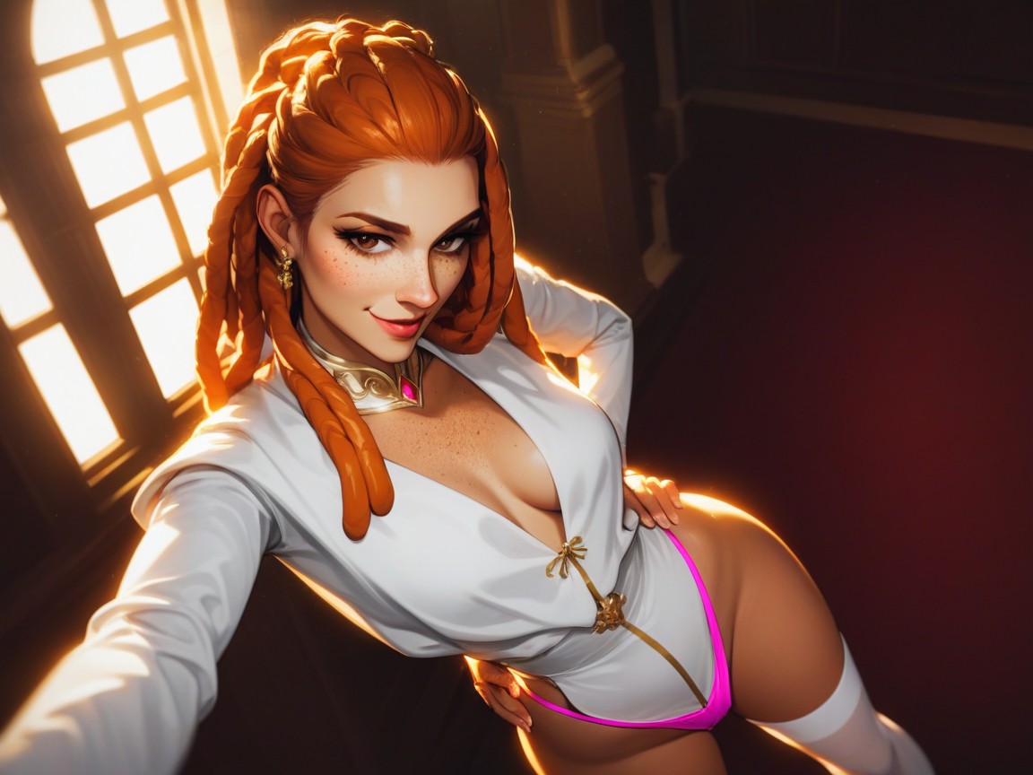 Latína, Tan Skin, Pretty Face Hentai IA