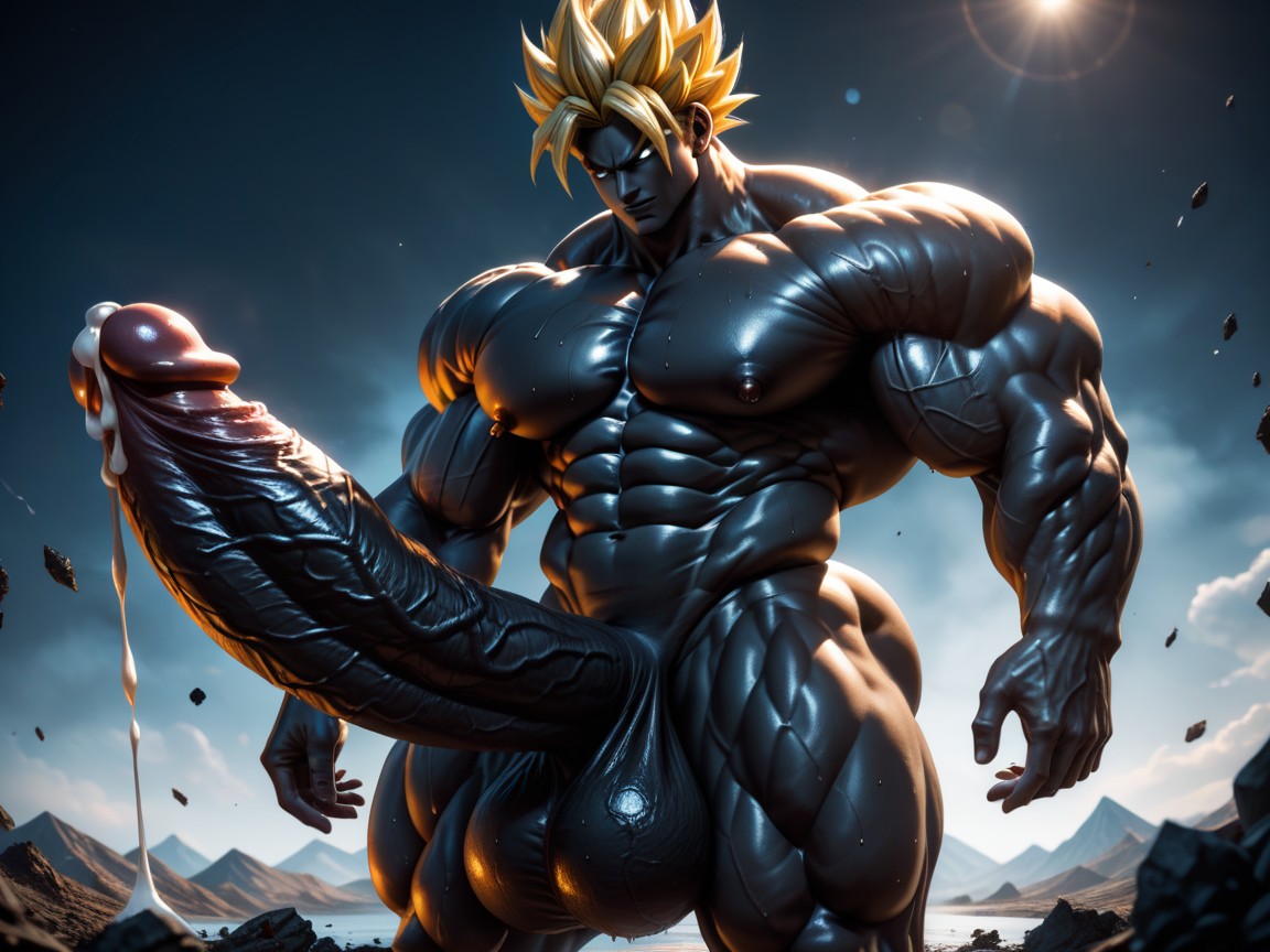 White Eyes, Noir, Giant Porno gay IA