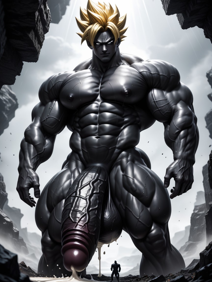 Massive Hyper Balls, Macro, Penis Bigger Than Body AI Gay Porn