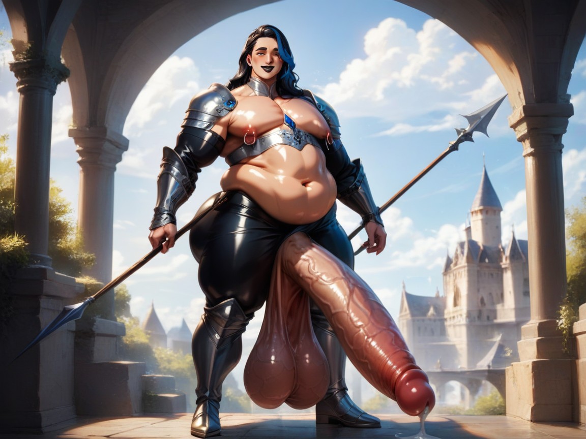 Palace, Extremely Veiny Penis, Puffy Nipples AI Gay Porn