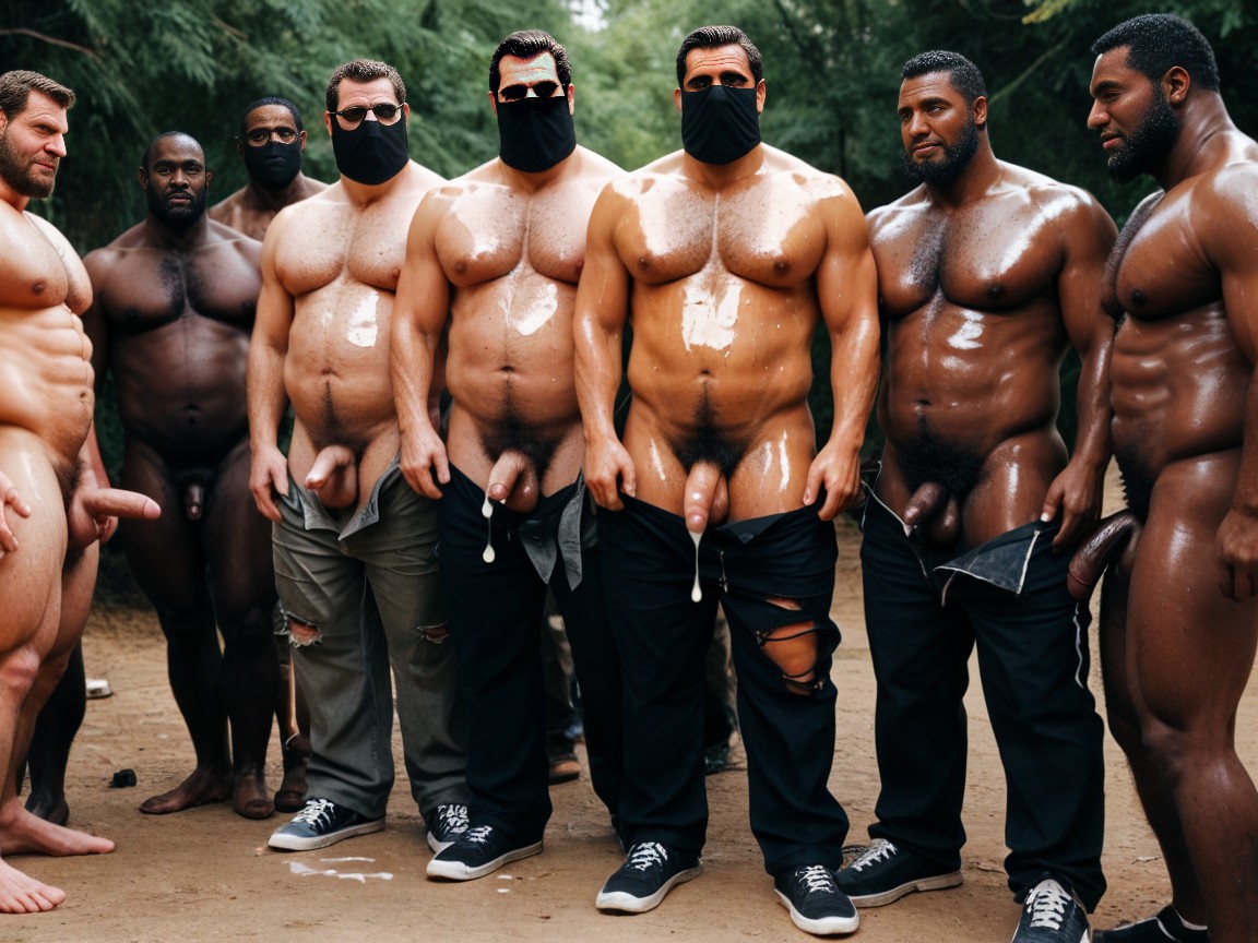 Dirty And Stained Pants, Tens Of Sudanese Bearded In Rags, Balls Out Of Fly Porno IA Gay