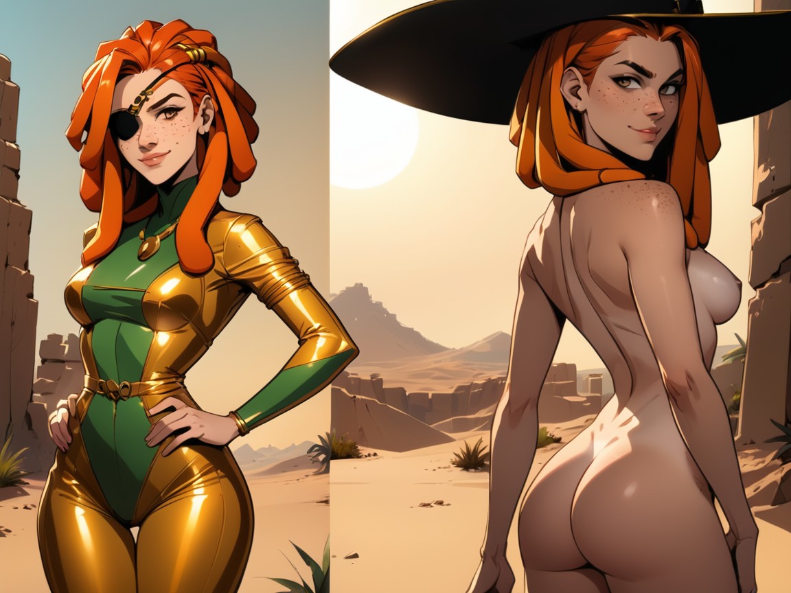 Extérieur, Wild West Cosplay Variations, Wild West Porno IA