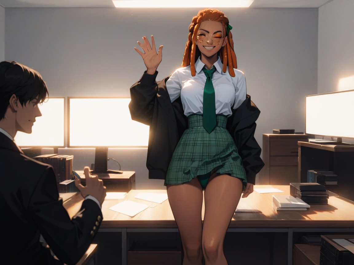 Sleek Legs, Engineer Cosplay, Ass Depth Low Porno IA