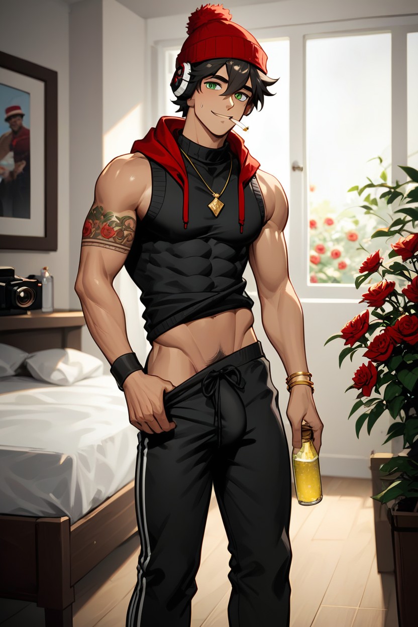 Countryhumans, Posing, Bedroom Porno gay IA