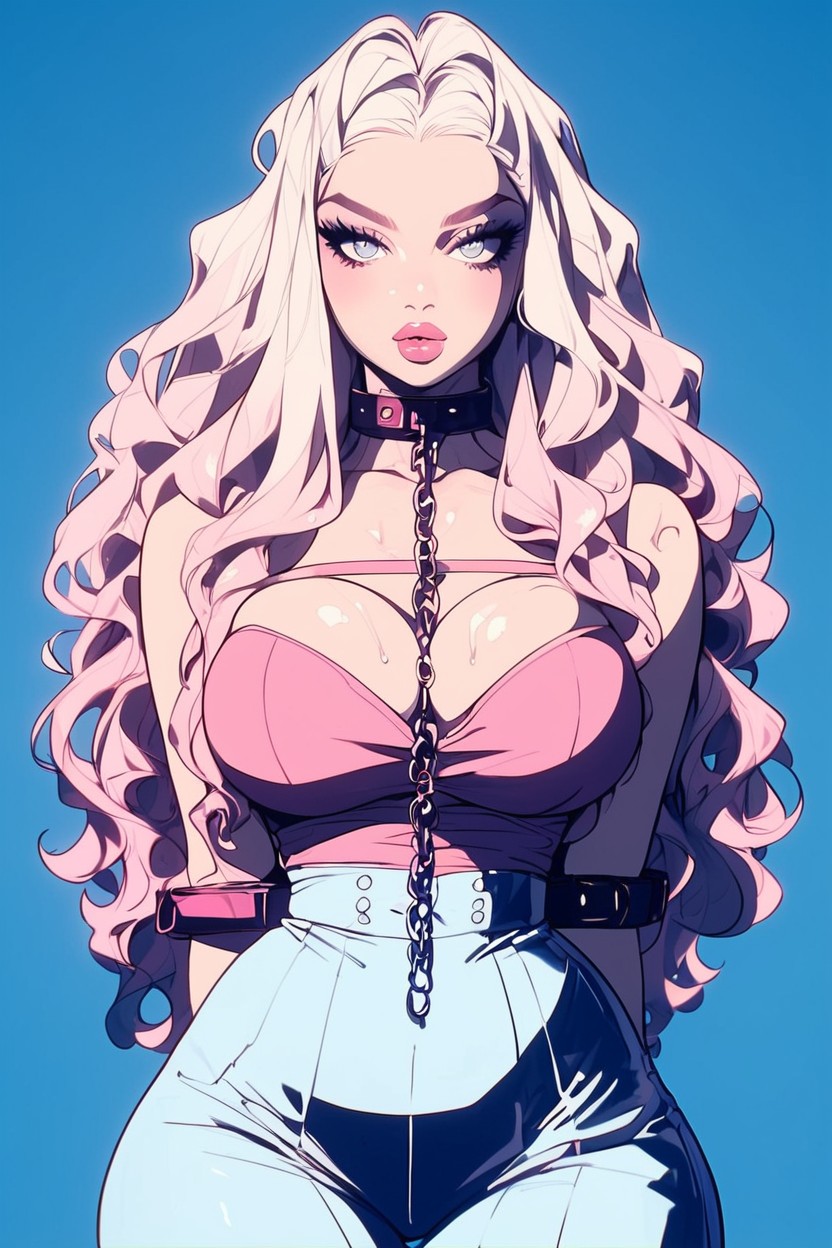 Bimbo Pink Teacher Pale Skin, Birthing Hips, Eyes KI Porno