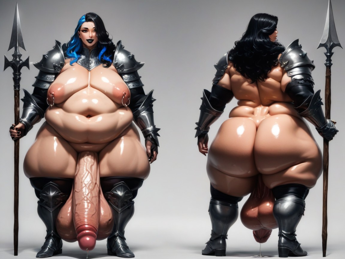 Extremely Veiny Penis, Huge Bubble Butt, Medieval Dungeon AI Gay Porn