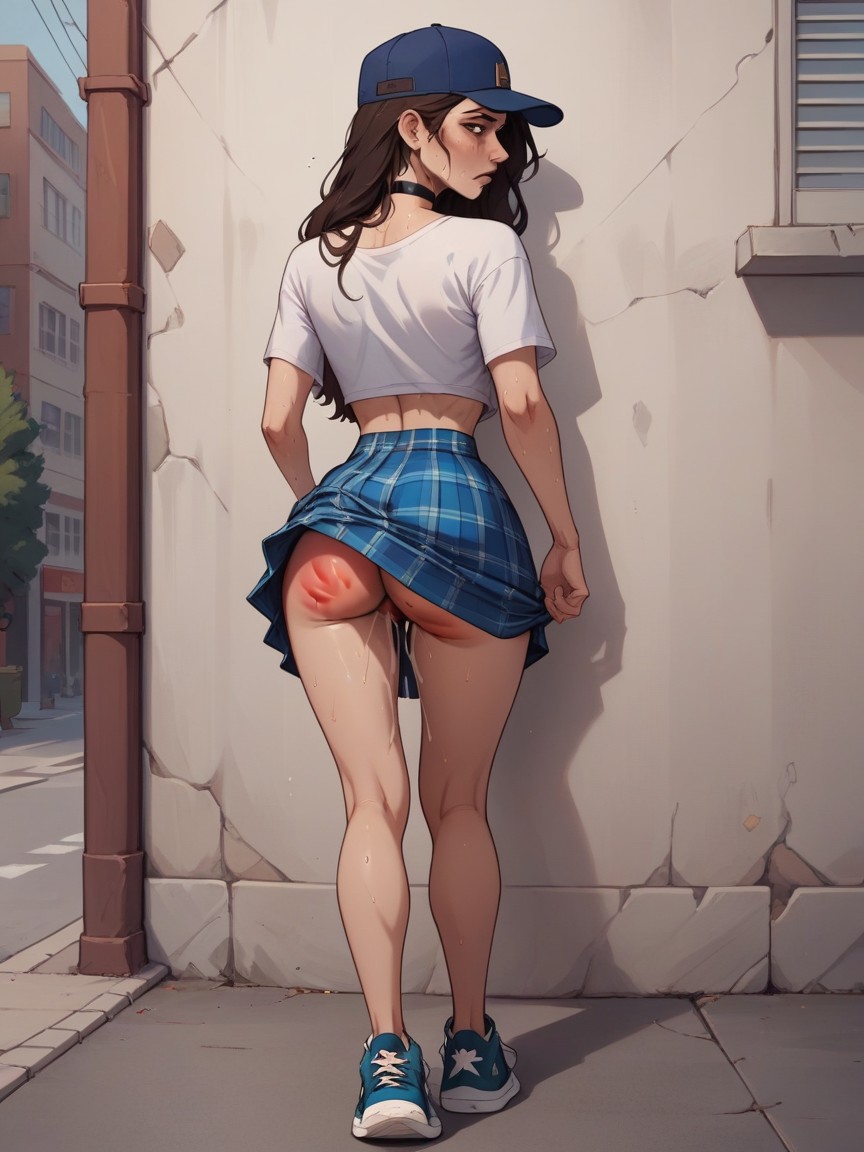 Walking, Choker, De Pie Porno IA
