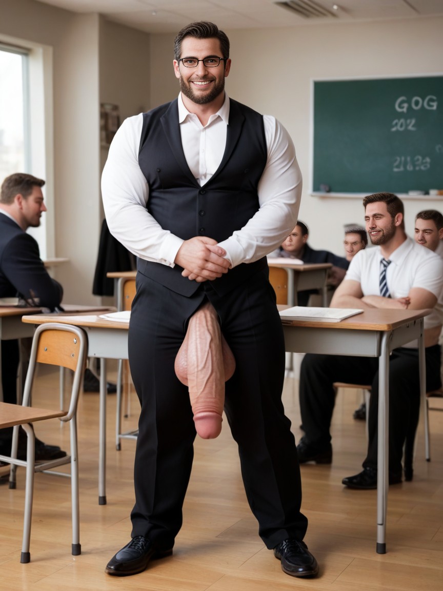 Physical Education, + Teacher, Beard AI Gay Porn