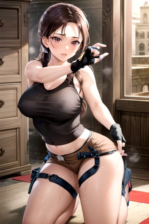 Ioga, Lara Croft (tomb Raider), Nsfw Hentai IA pornografia