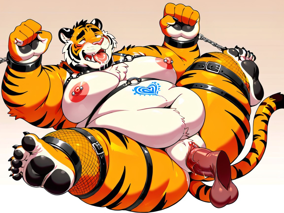 Belly Tattoo, Plump Nipples, Massive Belly Furry AI Porn