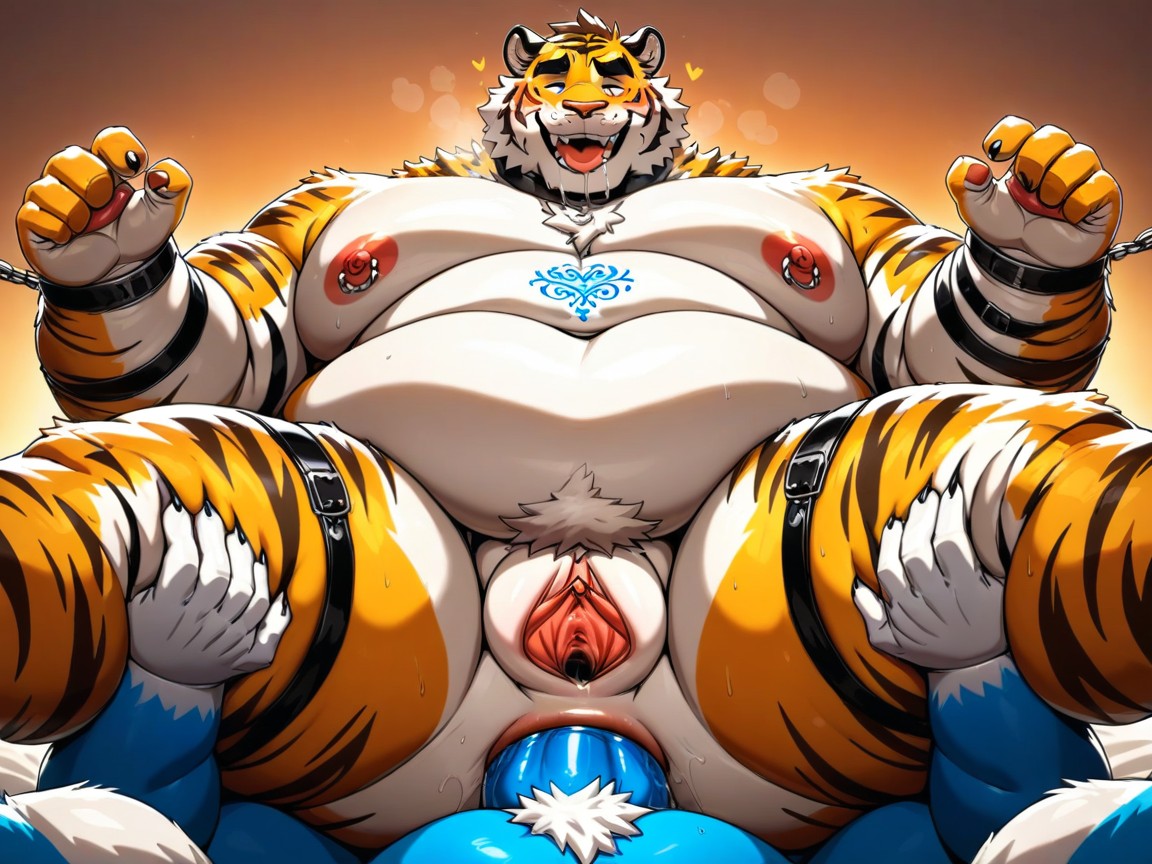 Thick Thighs, Plump Nipples, Chubby Facial Features Furry AI Porn