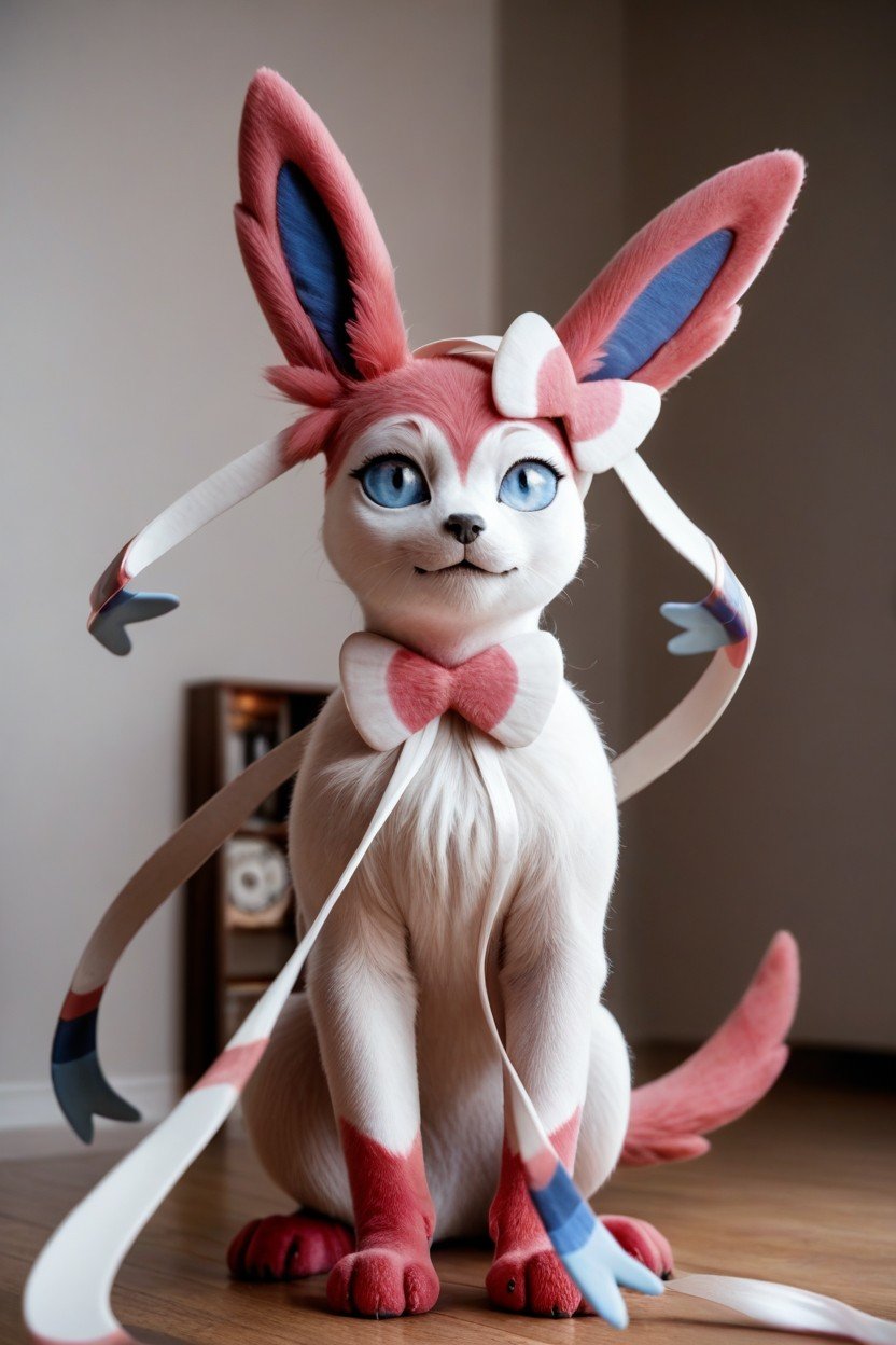 Pokémon Sylveon쉬메일 AI 포르노