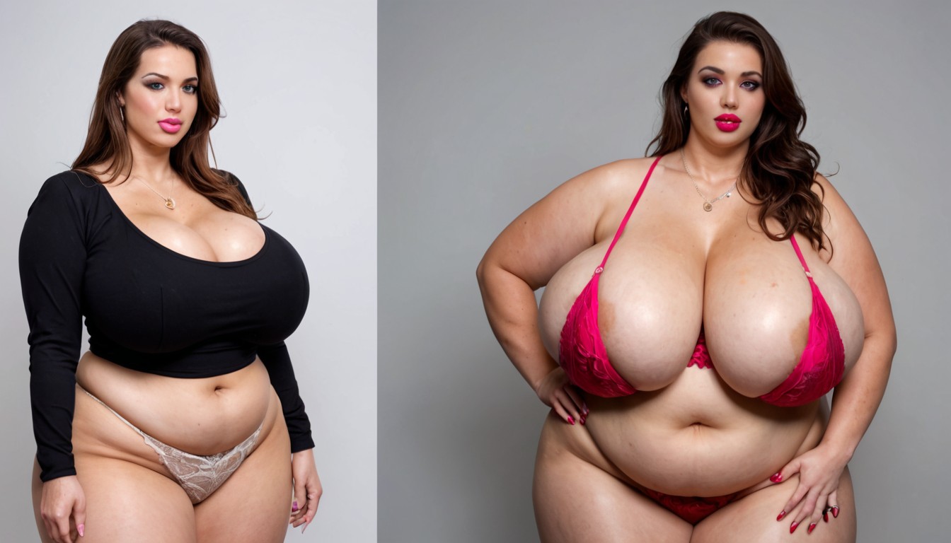 Decote, Once Just An Extremely Incredible Fatter Obese, Extremely Hugely Fat Feedee Hucow Fetish Porno IA BBW