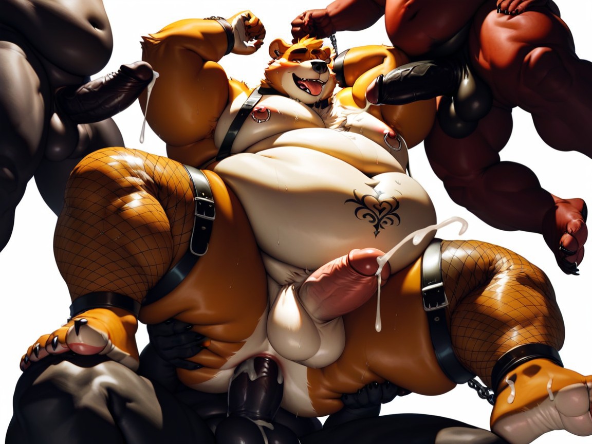 Horny, Big Arms, Fat Toes Furry AI Porn