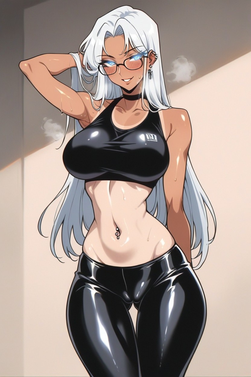 Navel Piercing, Navel Piercing, Bedroom Hentai AI Porn