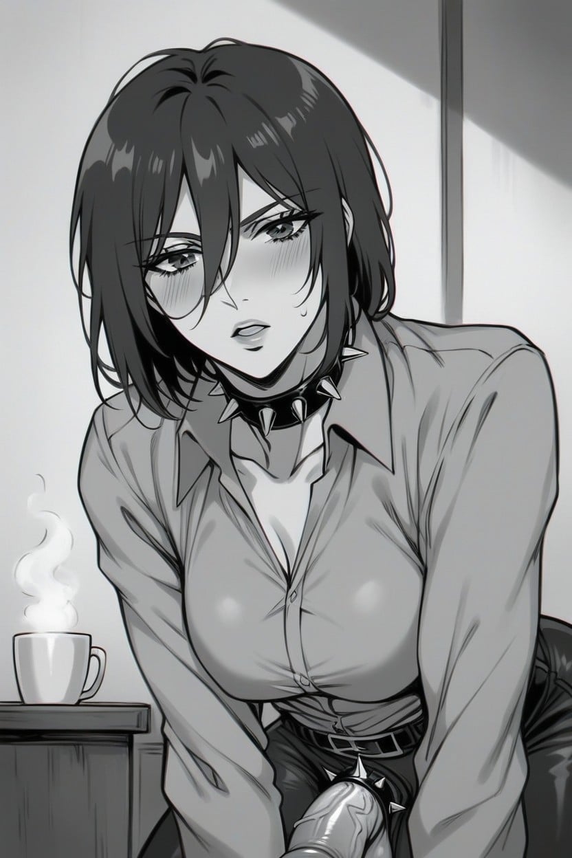 Penis Length Is Meter, His Penis Gets Too Big Because It Is Ultra Mega Swollen Reaching Into Her Mouth, Raised Ass Hentai AI Porn