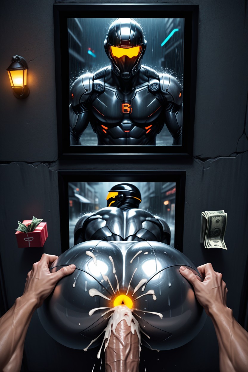 Penetration Focus, Muscled Ass, Lots Of Money AI Gay Porn