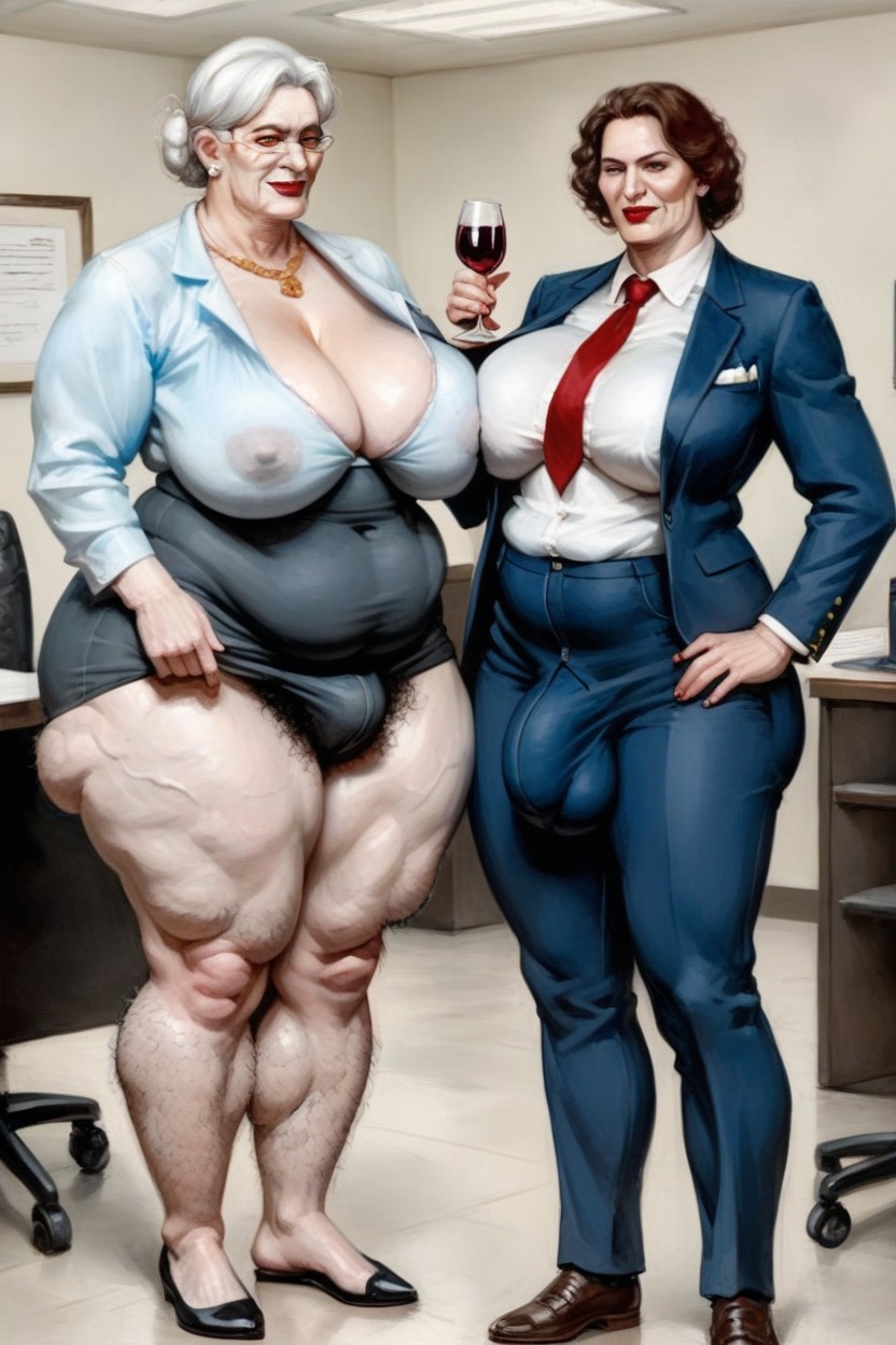 Transgenres, Buttoned Hop All The Way, Giant Tall Futanari Porno IA