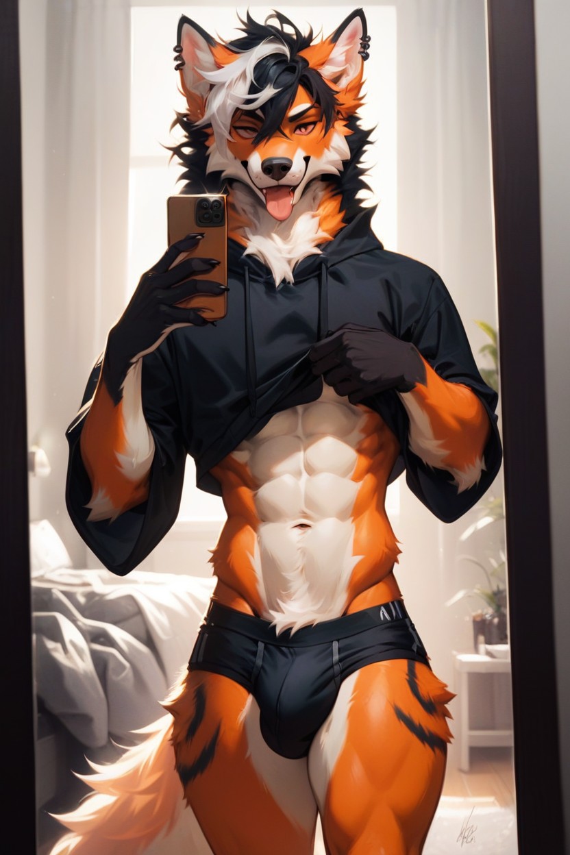Messy Room, Abs, Gay 獸人AI成人