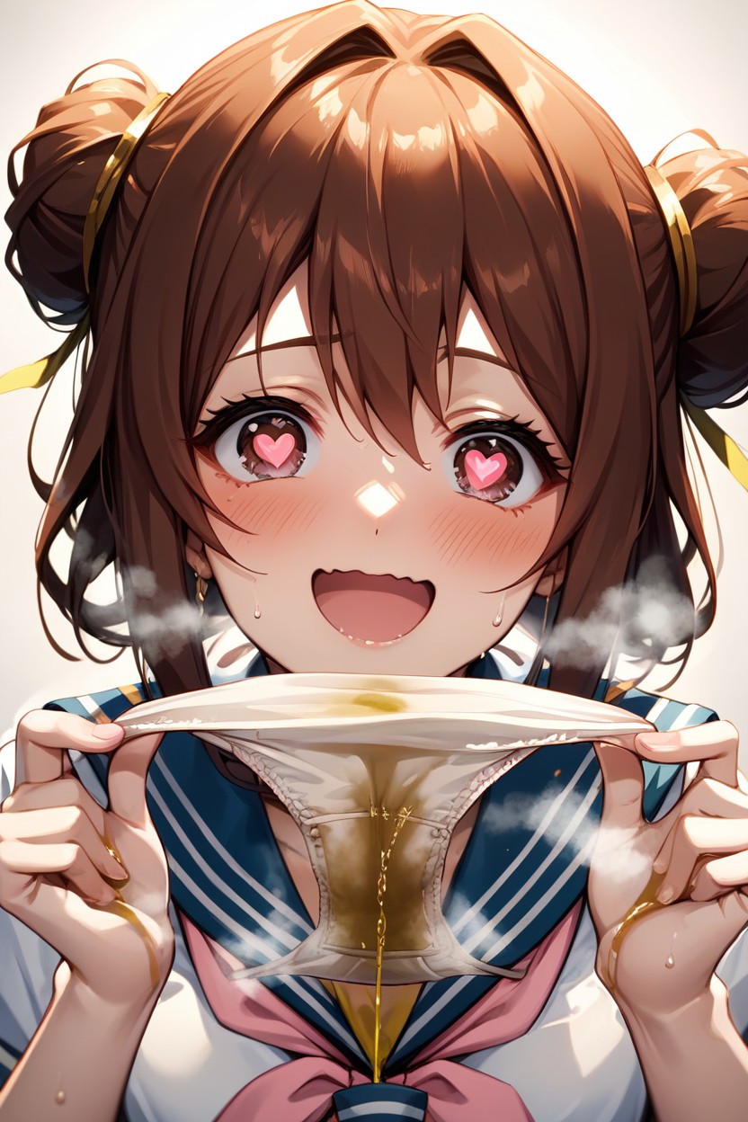 Wide Eyes, Pussy Juice Drips, Heart Eyes Hentai AI Porn